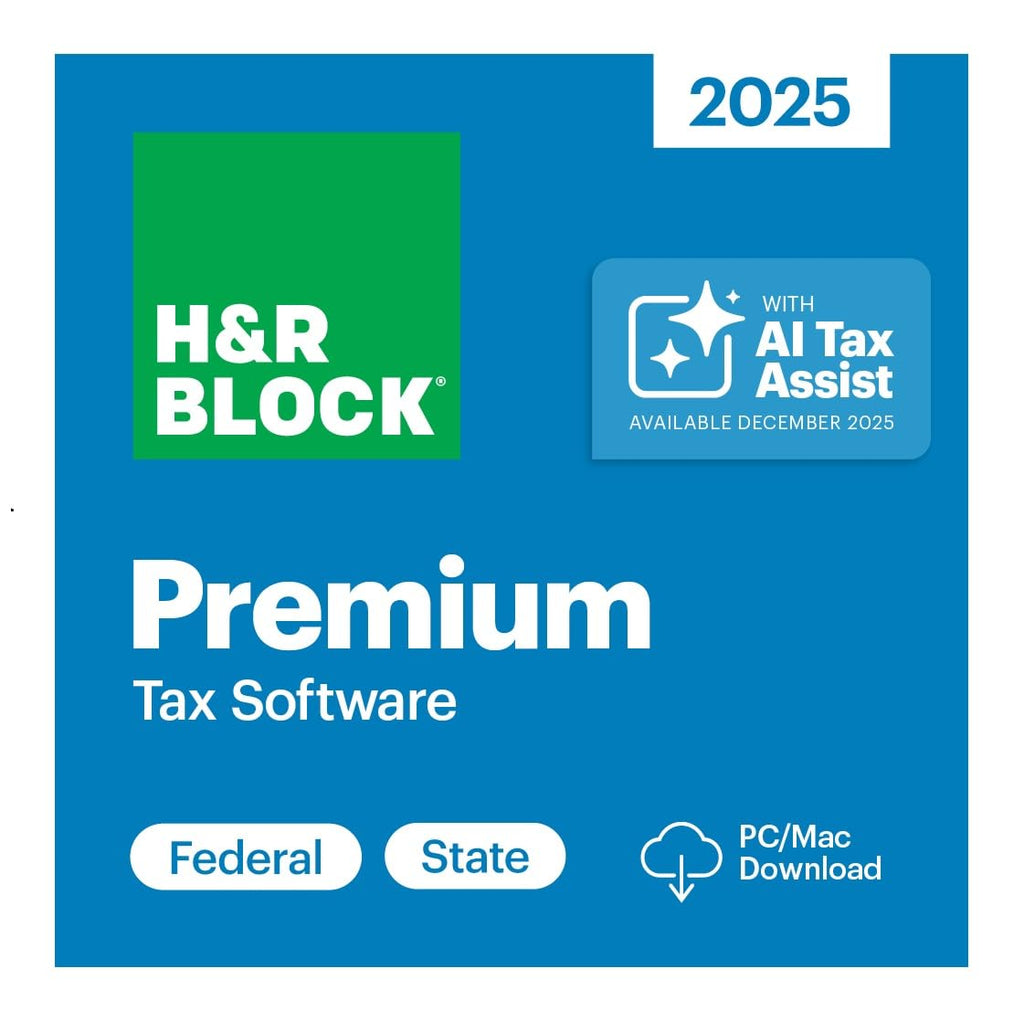 H&R Block Tax Software Premium 2025 Win/Mac [PC/Mac Online Code]