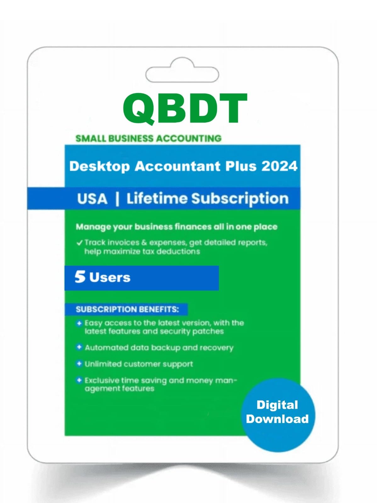 Quick - Books Desktop Accountant Edition Plus 2024 | 5 User's | LIFETIME Version